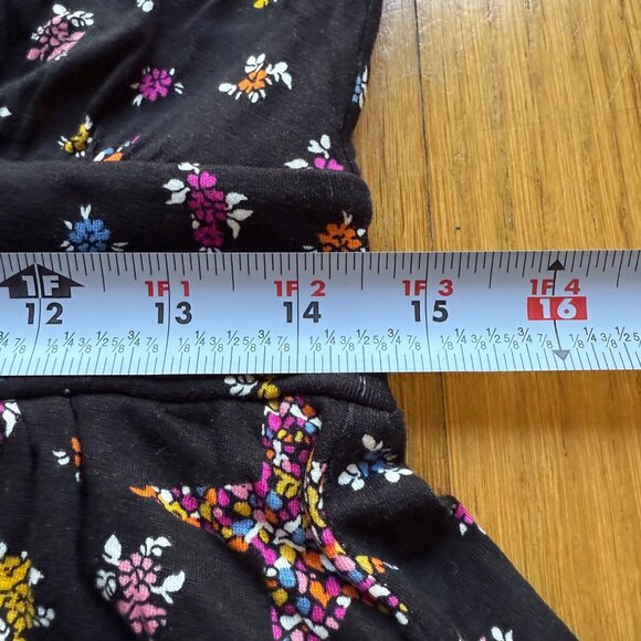 Boden Size 8 NEW Black Star & Floral Long Sleeve Fixed Wrap Jersey Midi Dress - Picture 8 of 16